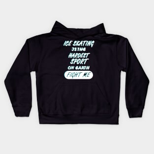 figure skating ice skating ice skates ice sports Kids Hoodie